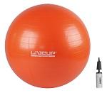 Фітбол (насос в комплекті) ANTI-BURST BALL помаранчевий Уни