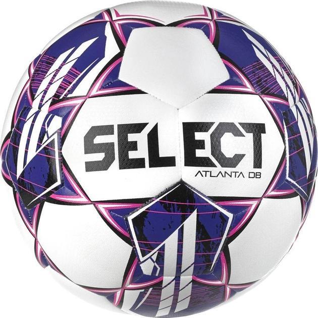 М'яч футбольний Select ATLANTA DB v23 біло-фіолетовий Уні