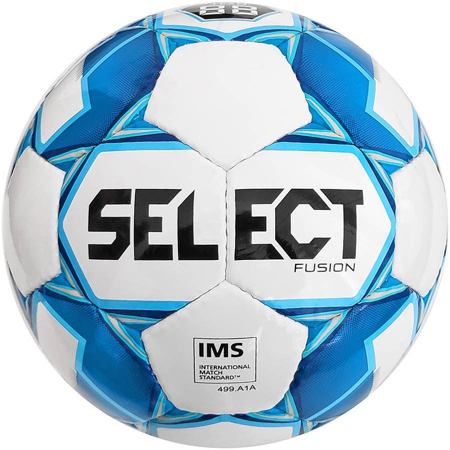 М'яч футбольний Select Fusion IMS біло-блакитний Уні