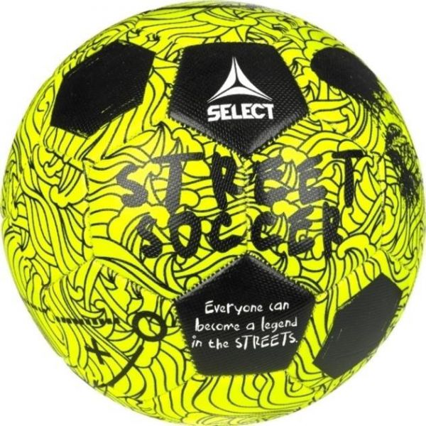 М'яч футбольний Select STREET SOCCER v24 жовтий, чорний Уні