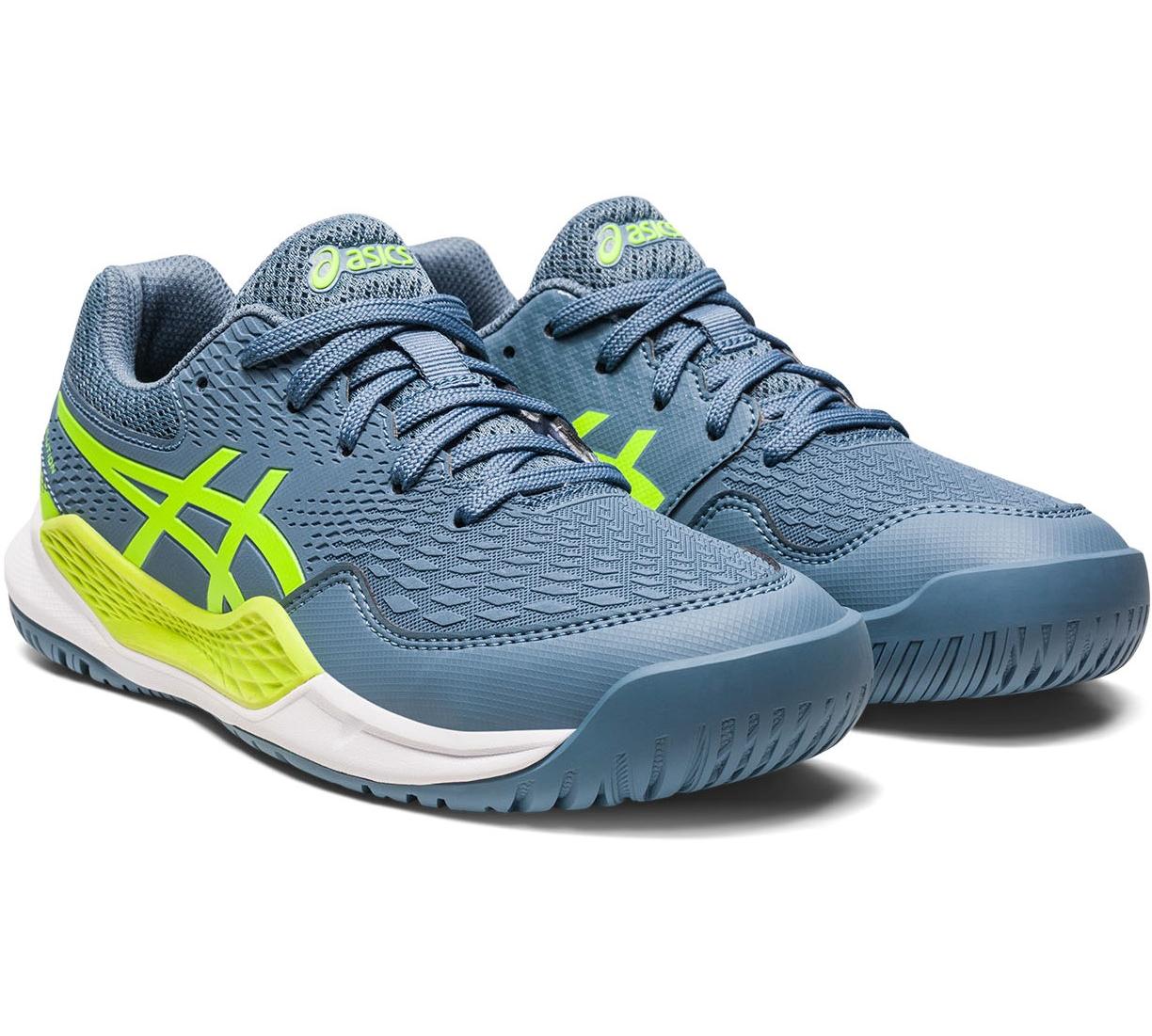 Кросівки дит. Asics GEL-RESOLUTION 9 GS grey/green