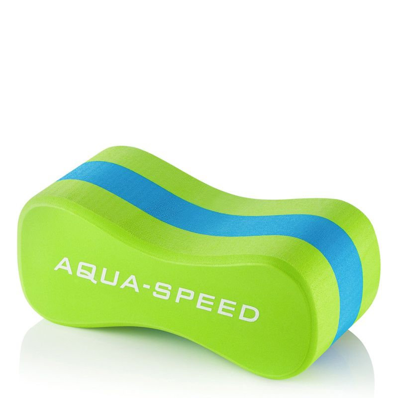Колобашка для плавання Aqua Speed JUNIOR 3 LAYESR PULLBUOY 7308 зелений, блакитний Уні