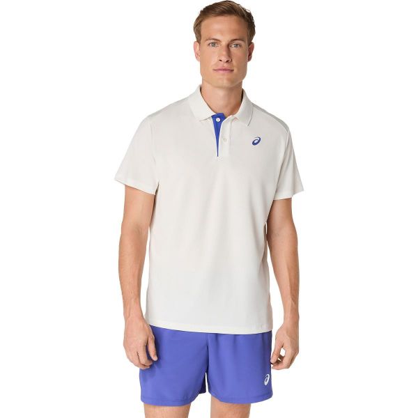 Поло чоловіче для тенісу Asics COURT POLO crema