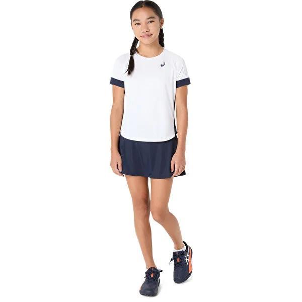 Футболка тенісна Asics Girls Tennis SS Top White/Midnight