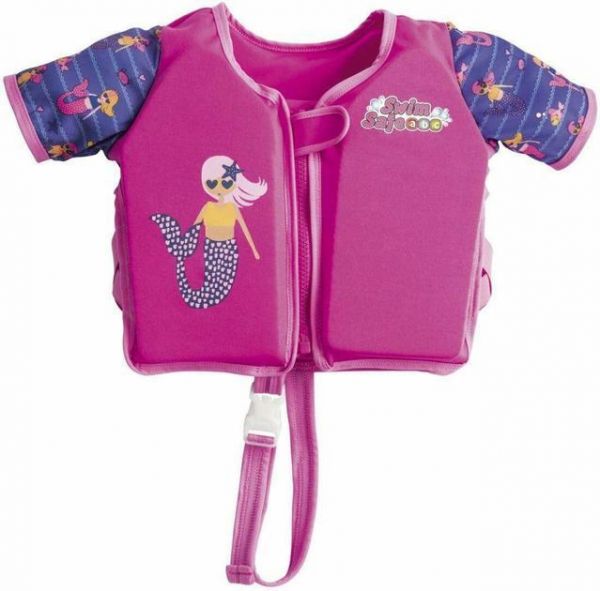 Жилет для плавання Aqua Speed Swim Jacket  8386 рожевий, синій Діт 18-30кг
