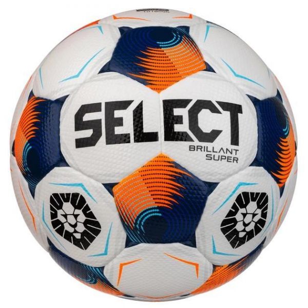 М'яч футбольний SELECT BRILLANT SUPER UKRAINE FIFA білий, синій Уні