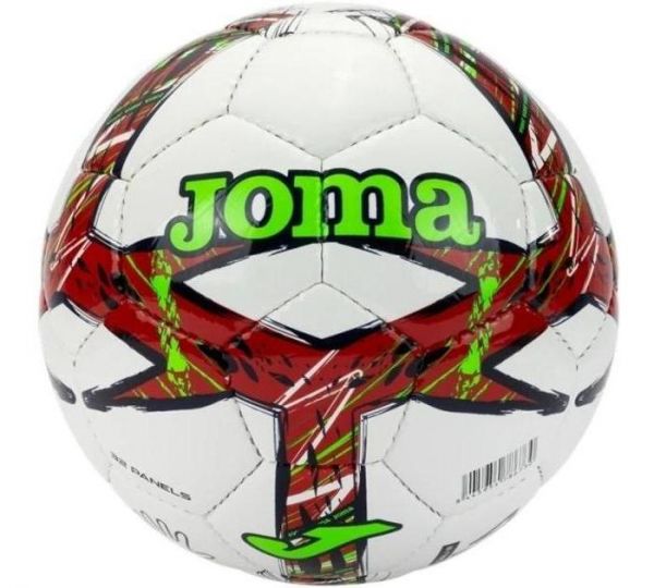 М'яч футбольний Joma DALI III білий, червоний, салатовий Уні