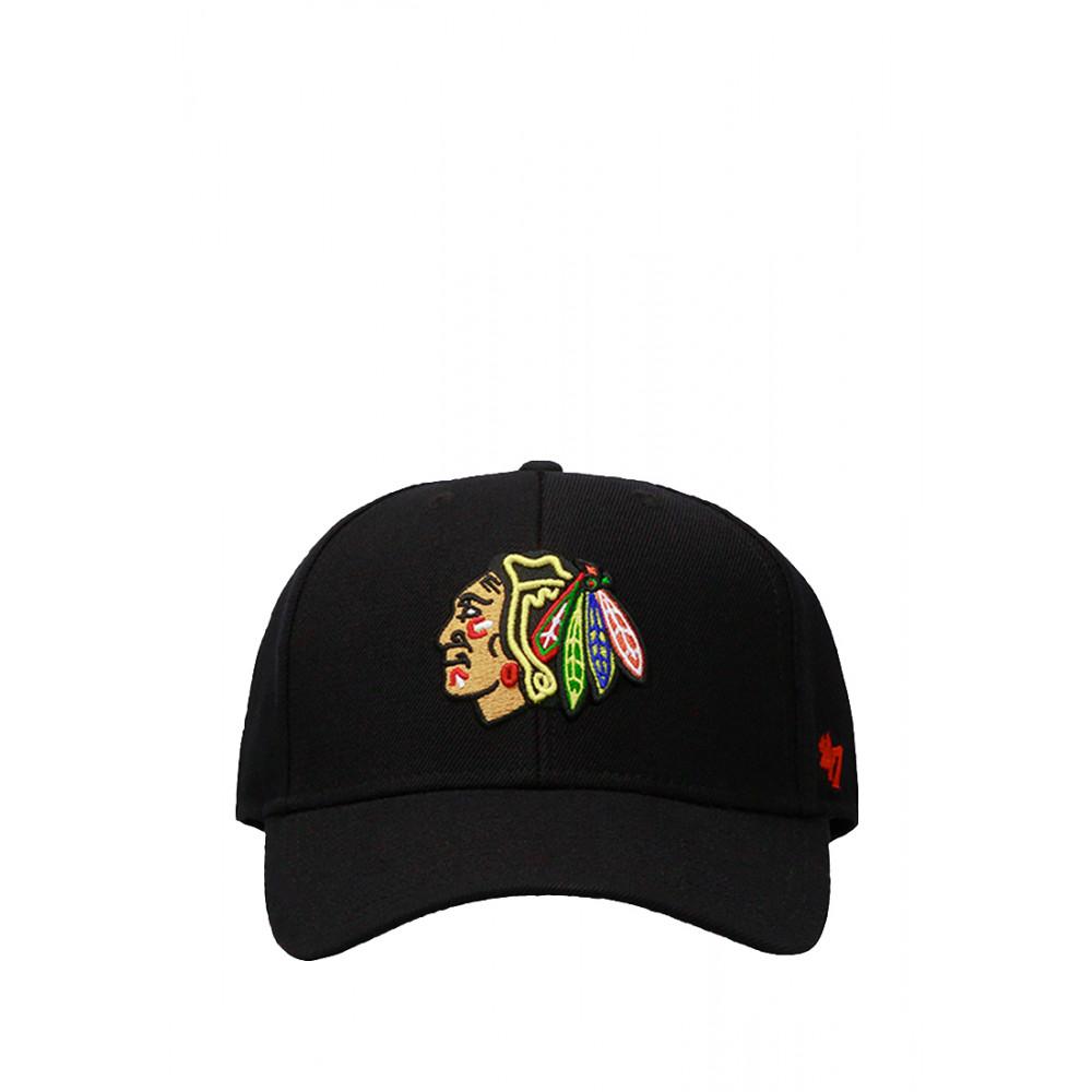 Кепка 47 Brand NHL CHICAGO BLACKHAWKS чорний, сірий Уні