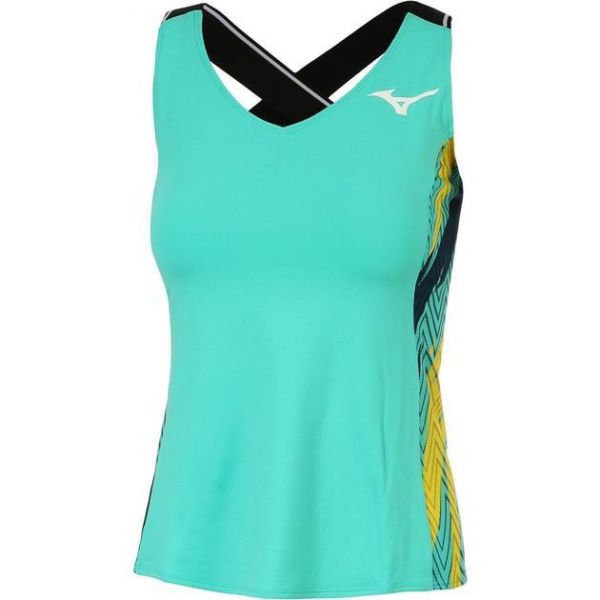 Майка спортивна Mizuno Printed Tank Turquoise