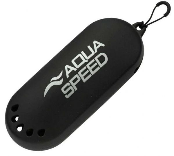 Чохол для окулярів Aqua Speed Silicone goggle case чорний Уні