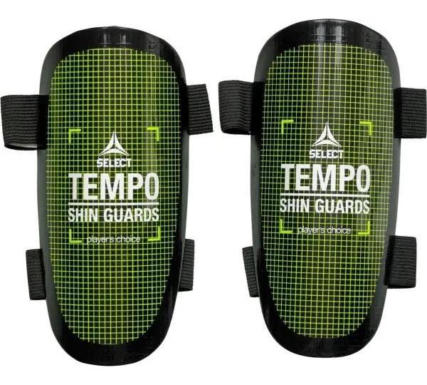 Щитки футбольні SELECT SHIN GUARD TEMPO v25 чорний, зелений Уні
