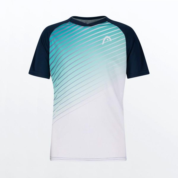 Футболка спортивна Head Striker T-shirt Boy Turquoise