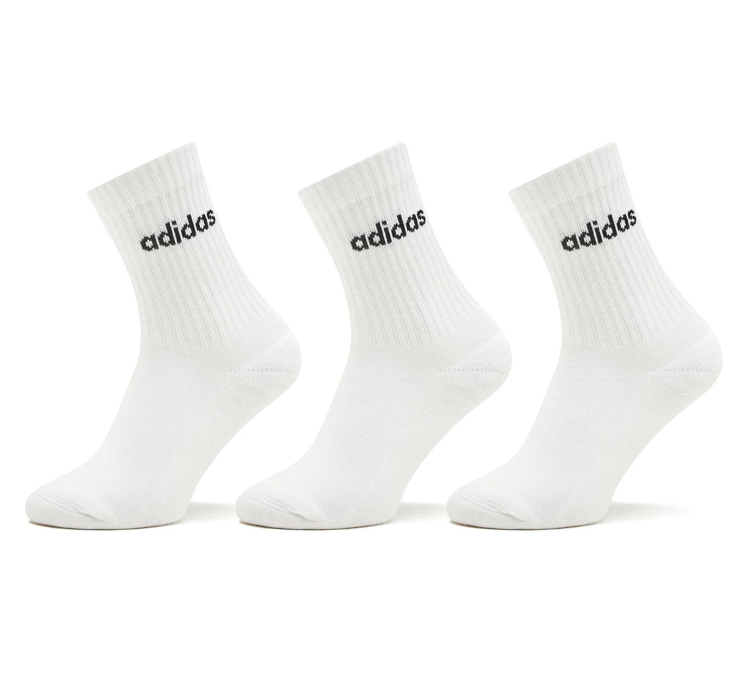 Шкарпетки Adidas C LIN CREW 3P білий, чорний Уні