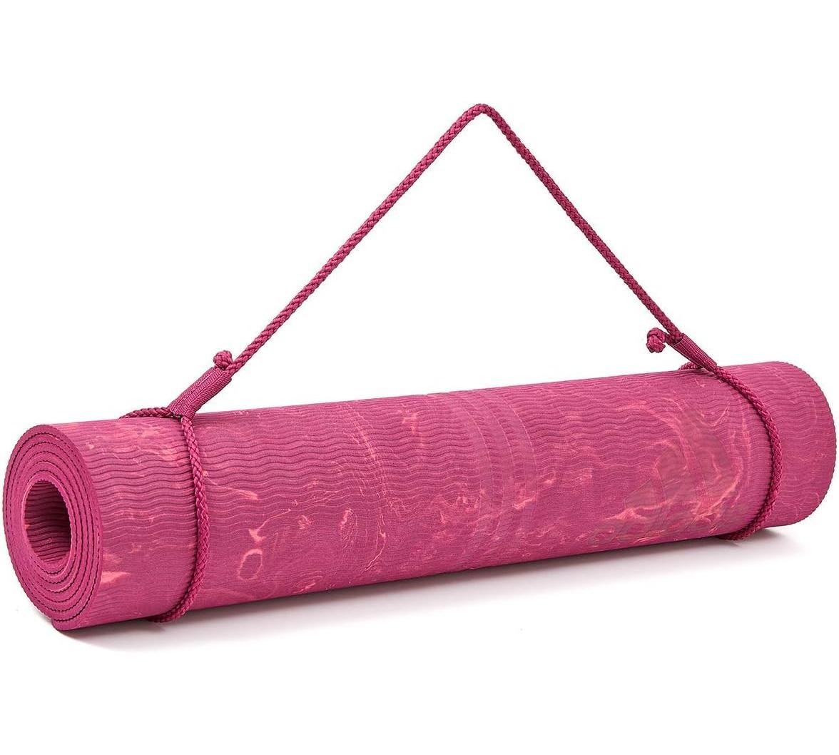 Килимок для йоги Adidas Camo Yoga Mat фіолетовий Уні