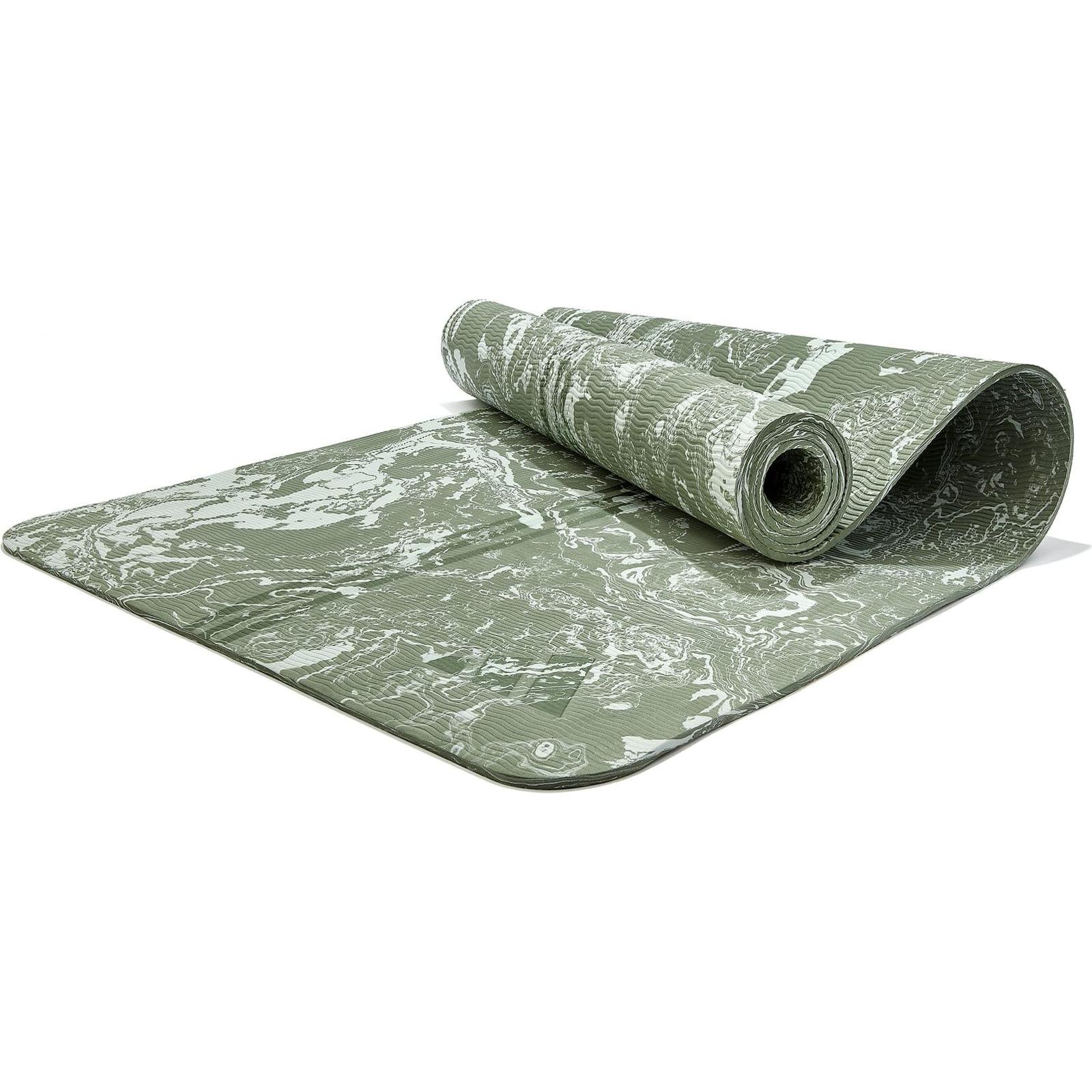 Килимок для йоги Adidas Camo Yoga Matte зелений Уні 176 х 61 х 0,5 см