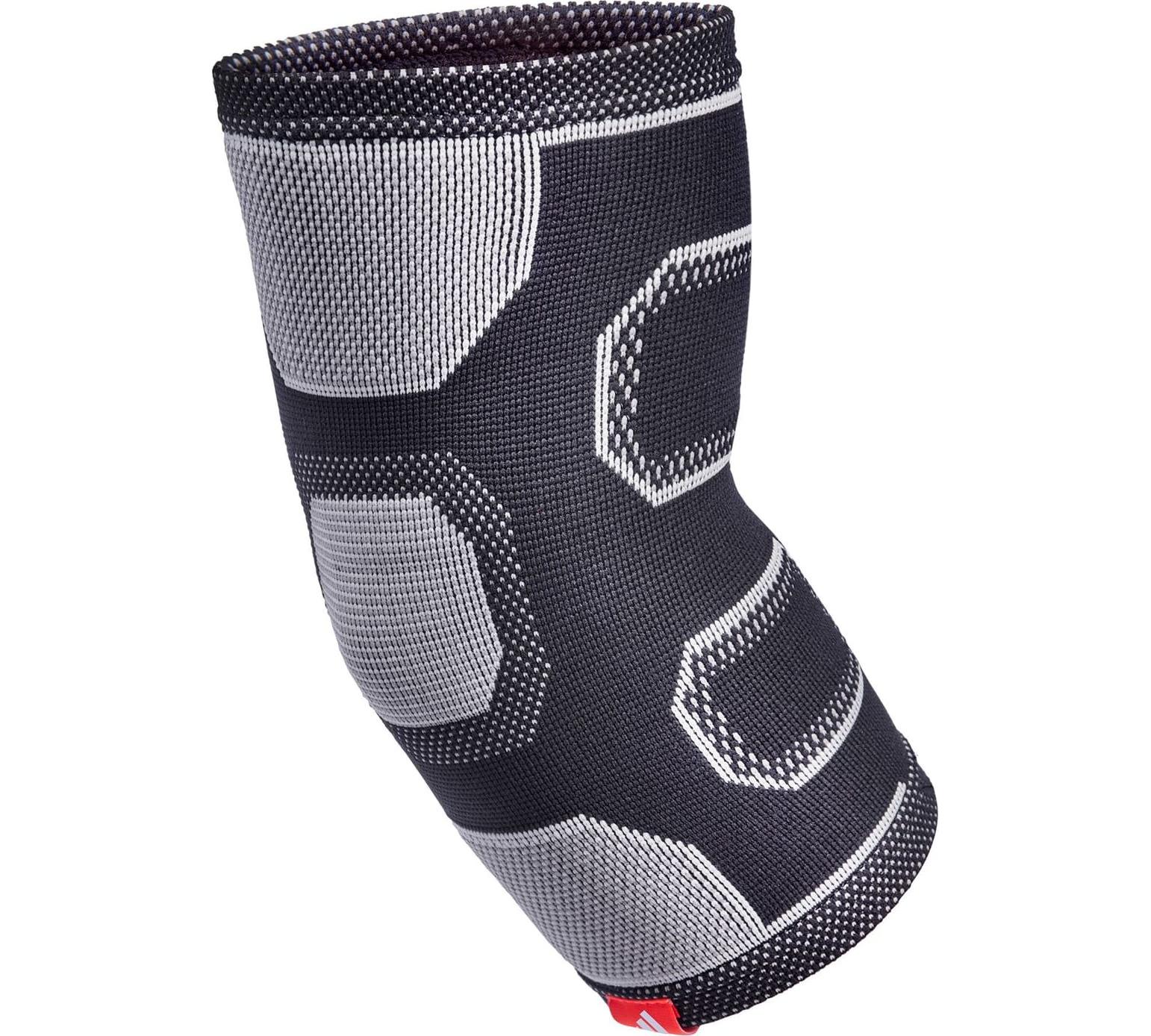Фіксатор ліктя Adidas Elbow Support чорний, сірий Уні M