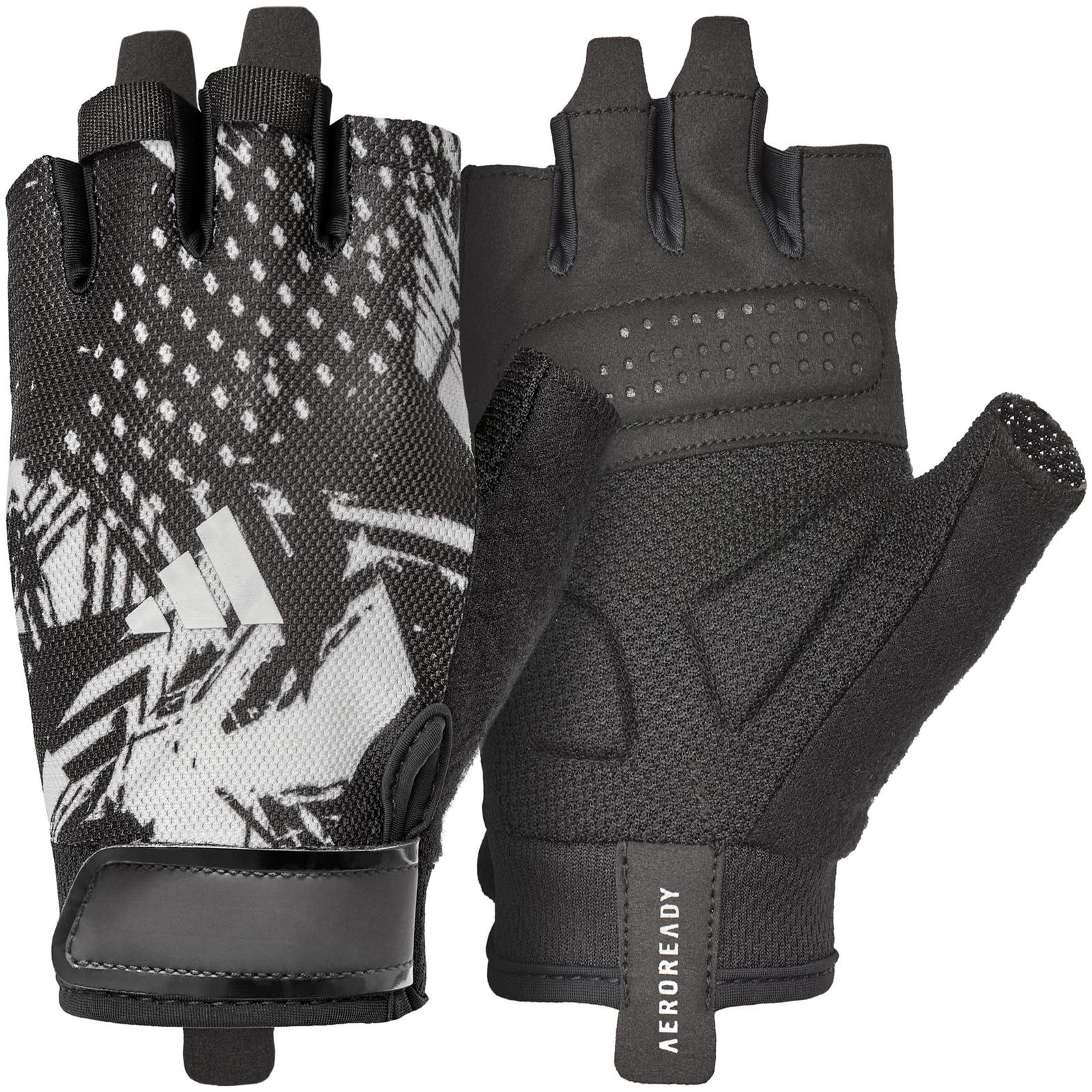Рукавички тренувальні Adidas Essential Training Gloves чорний, сірий Уні