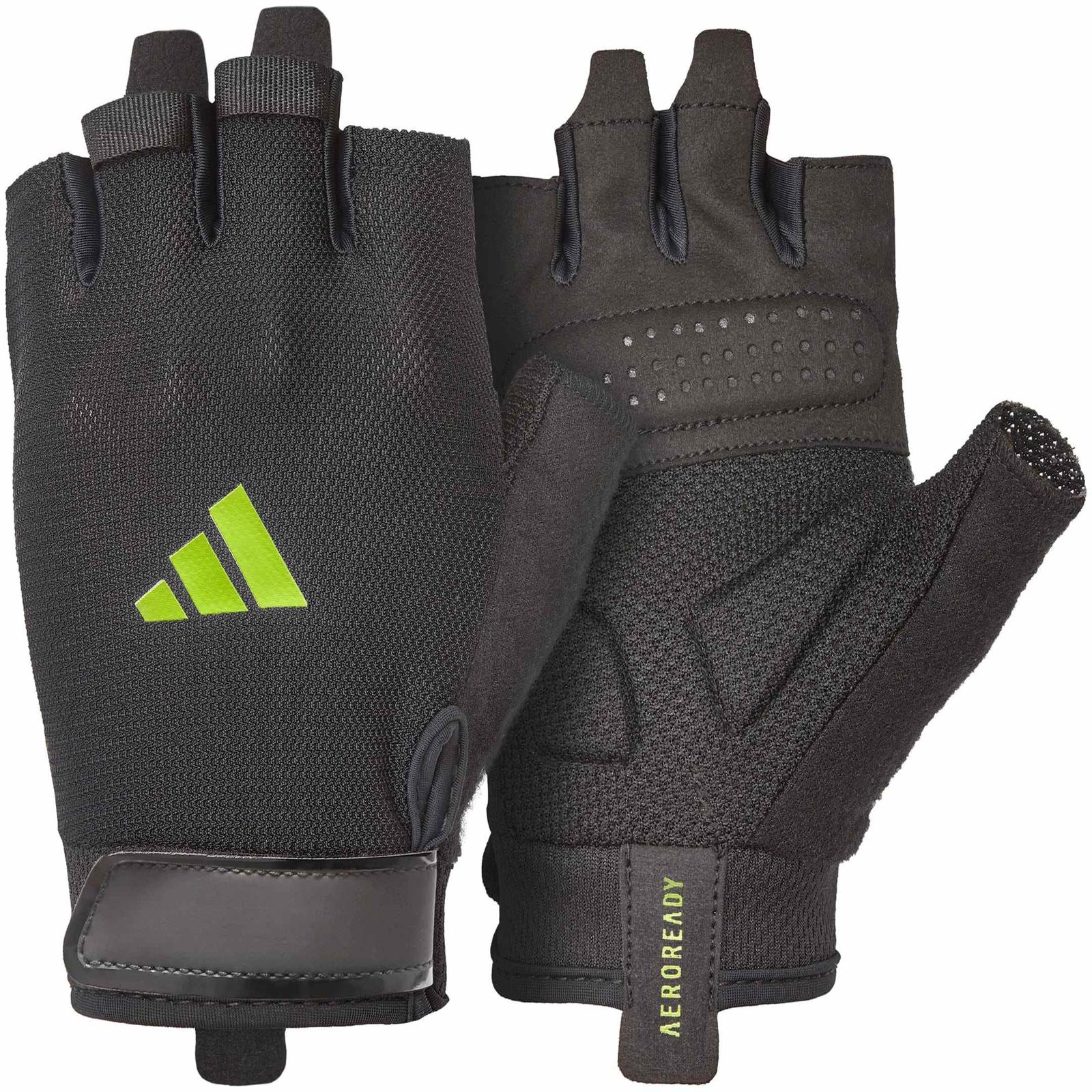 Рукавички для тренінгу Adidas Essential Training Gloves чорний, зелений