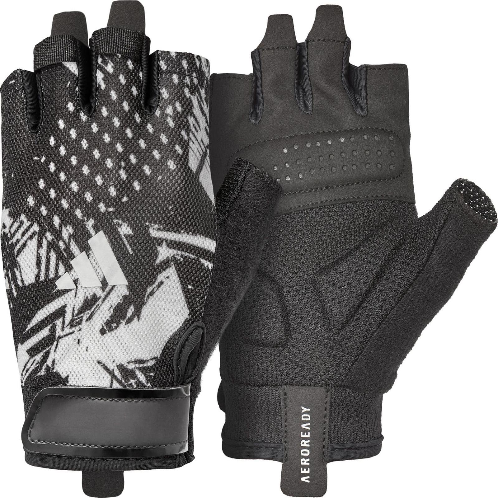 Рукавички для тренінгу Adidas Essential Training Gloves чорний, білий Уні