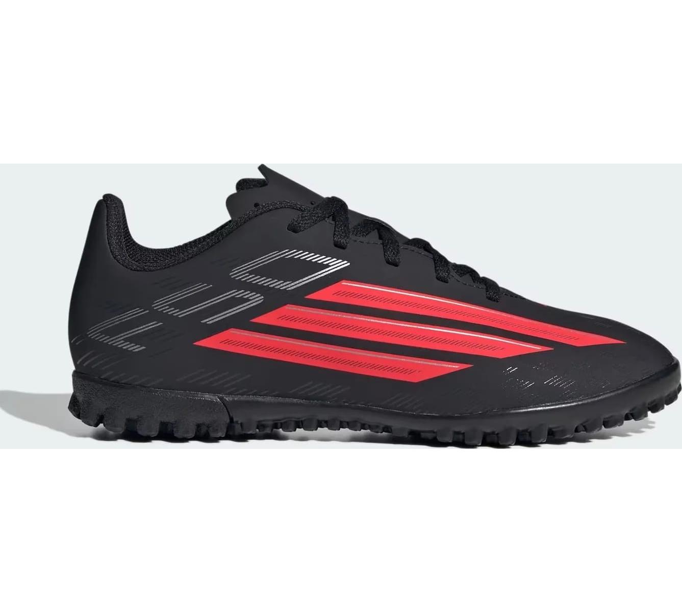 Сороконіжки дитячі Adidas F50 CLUB TF J чорний, червоний Діт 32 (13.5UK) 19.5 см