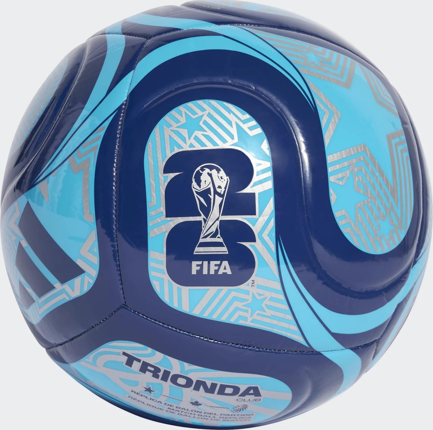 М'яч футбольний Adidas Fifa World Cup 26 Trionda Club темно-синій, блакитний Уні