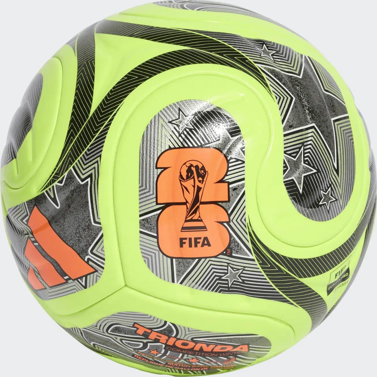 М'яч футбольний Adidas Fifa World Cup 26 Trionda Competition Winter зелений Уні