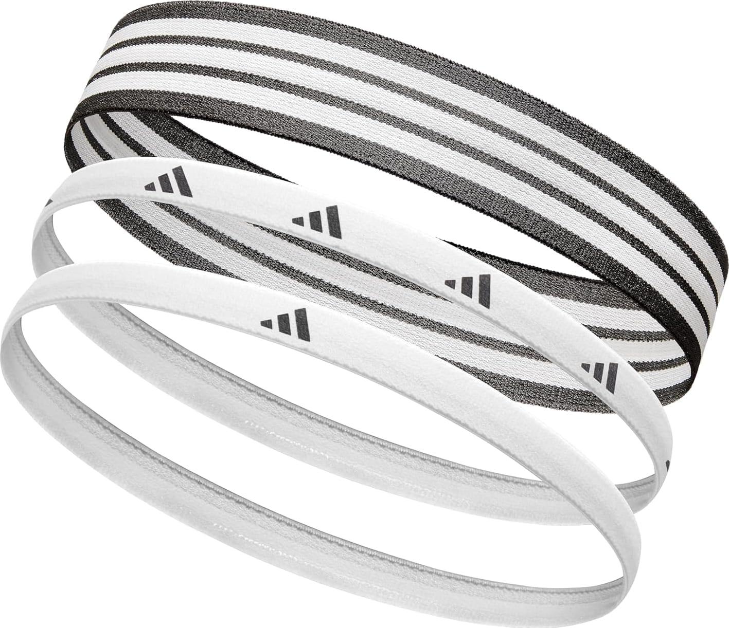 Пов'язки на голову Adidas Hairbands Monochrome 3pk чорний, білий Уні