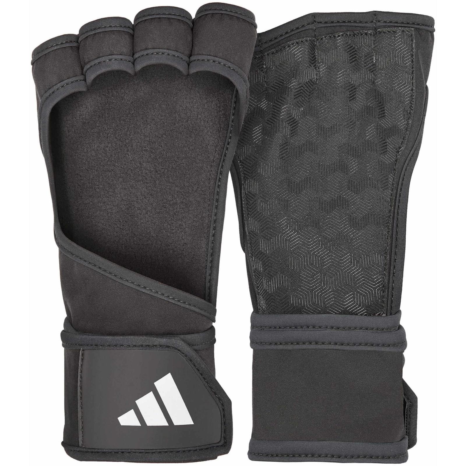 Рукавички для тренінгу Adidas Open Back Training Gloves чорний, білий Уні