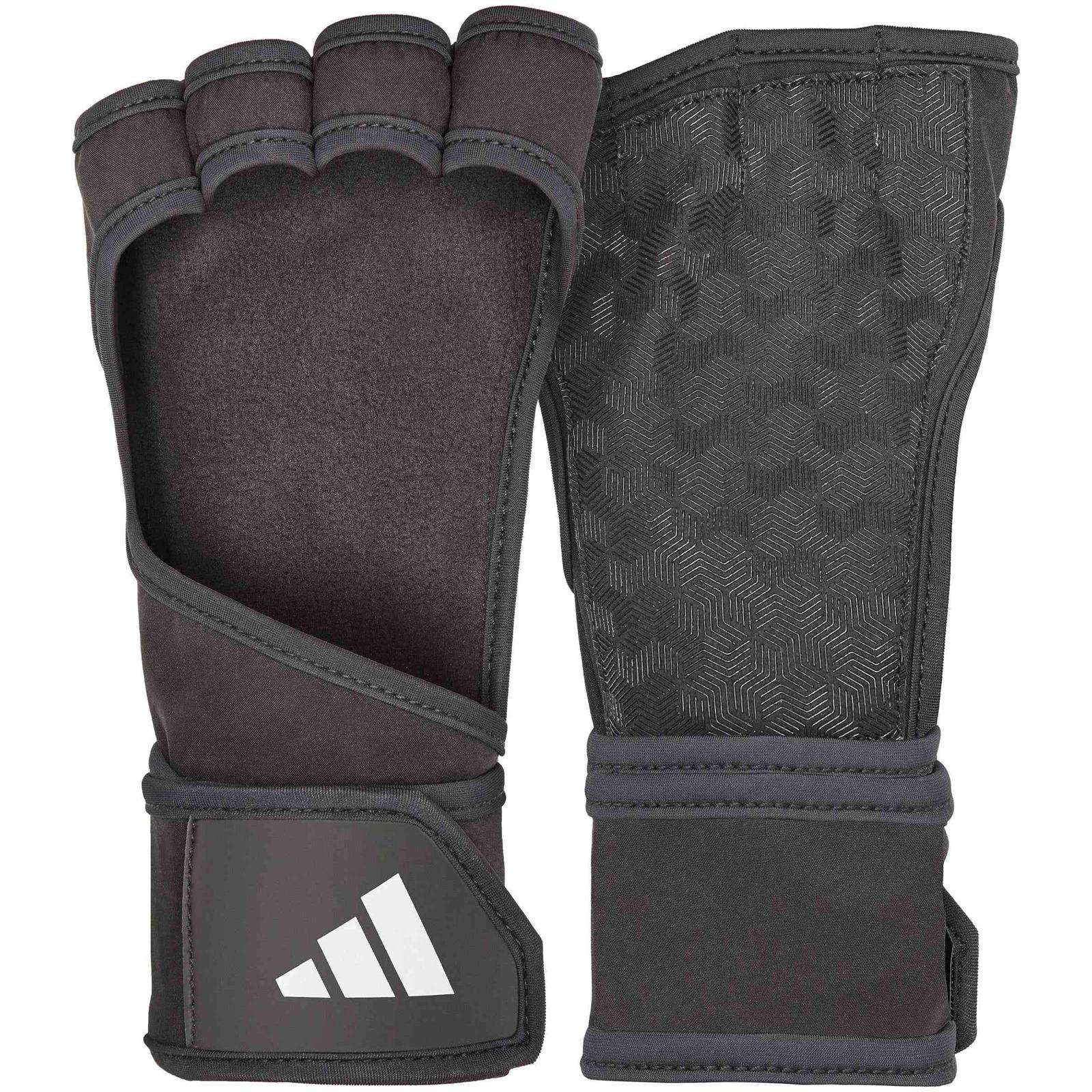 Рукавички для тренінгу Adidas Open Back Training Gloves чорний, білий Уні XL