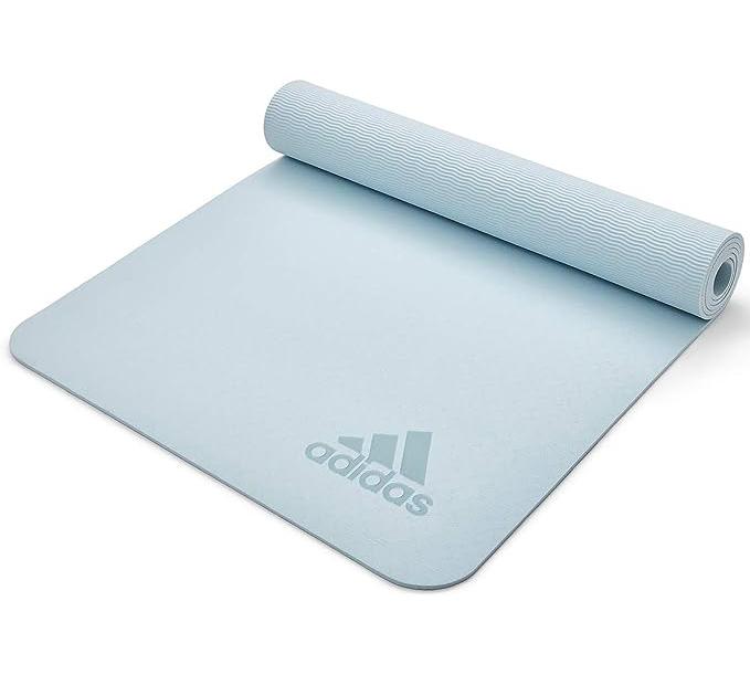Килимок для йоги Adidas Premium Yoga Mat світло-блакитний Уні 176 х 61 х 0,5 см