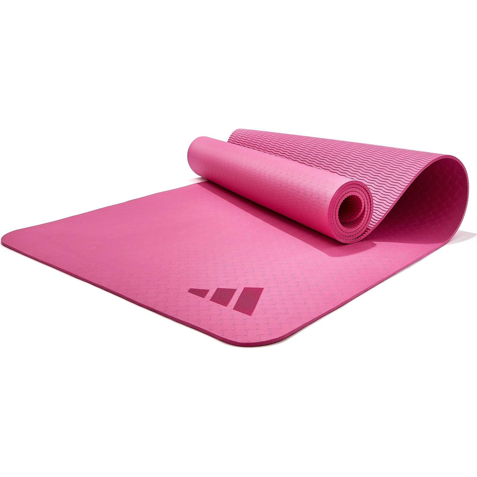 Килимок для йоги Adidas Premium Yoga Mat фуксія Уні 176 х 61 х 0,5 см