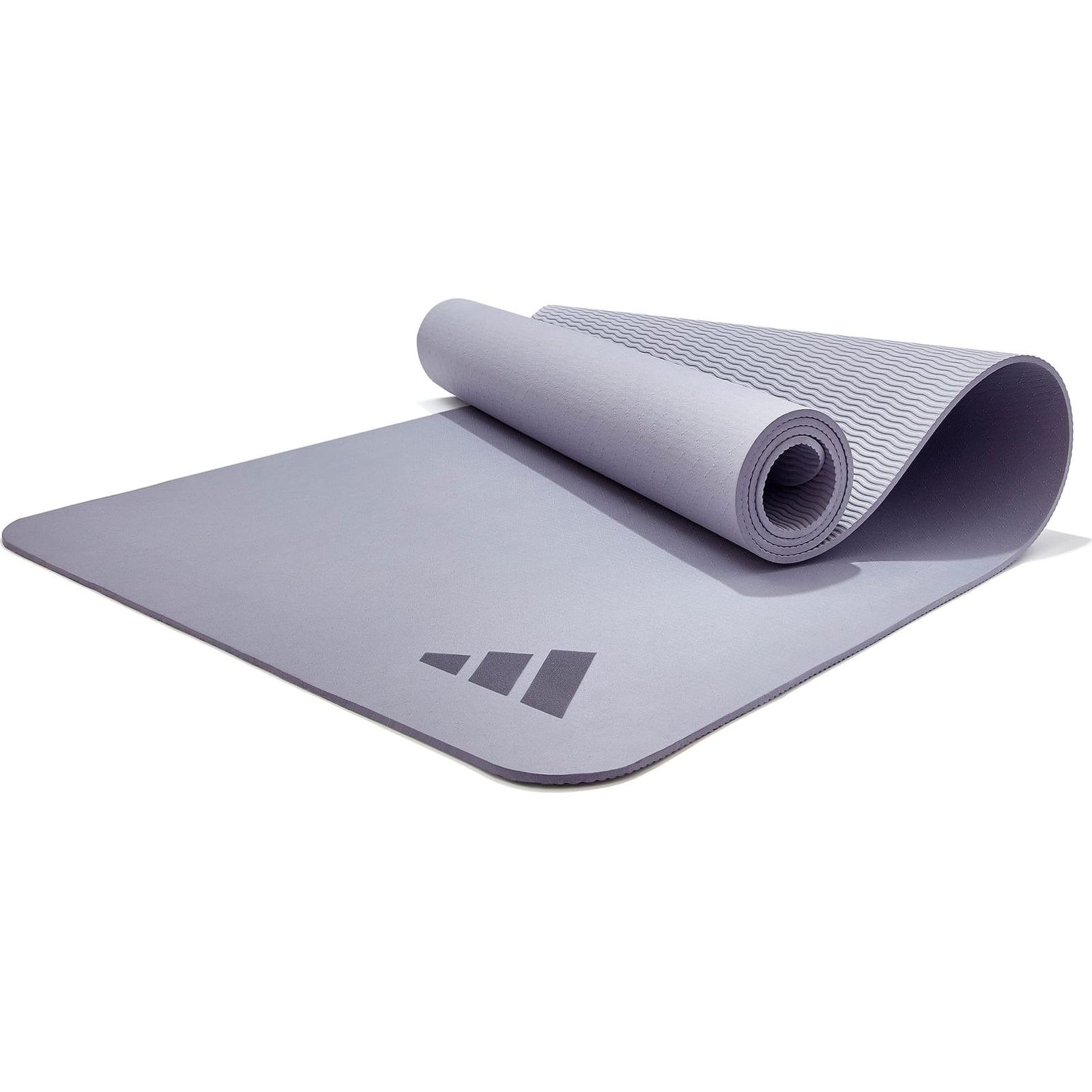 Килимок для йоги Adidas Premium Yoga Mat сірий Уні 176 х 61 х 0,5 см