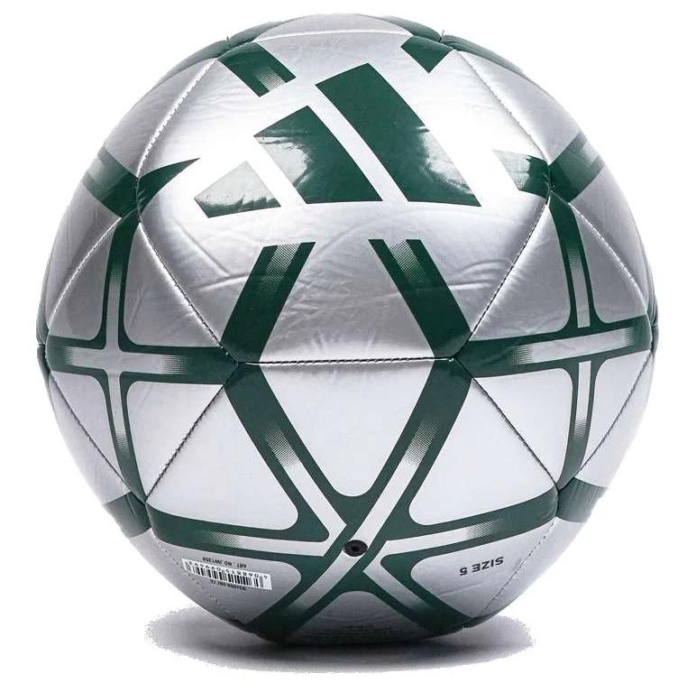 М'яч футбольний Adidas STARLANCER CLB сріблястий, зелений Уні
