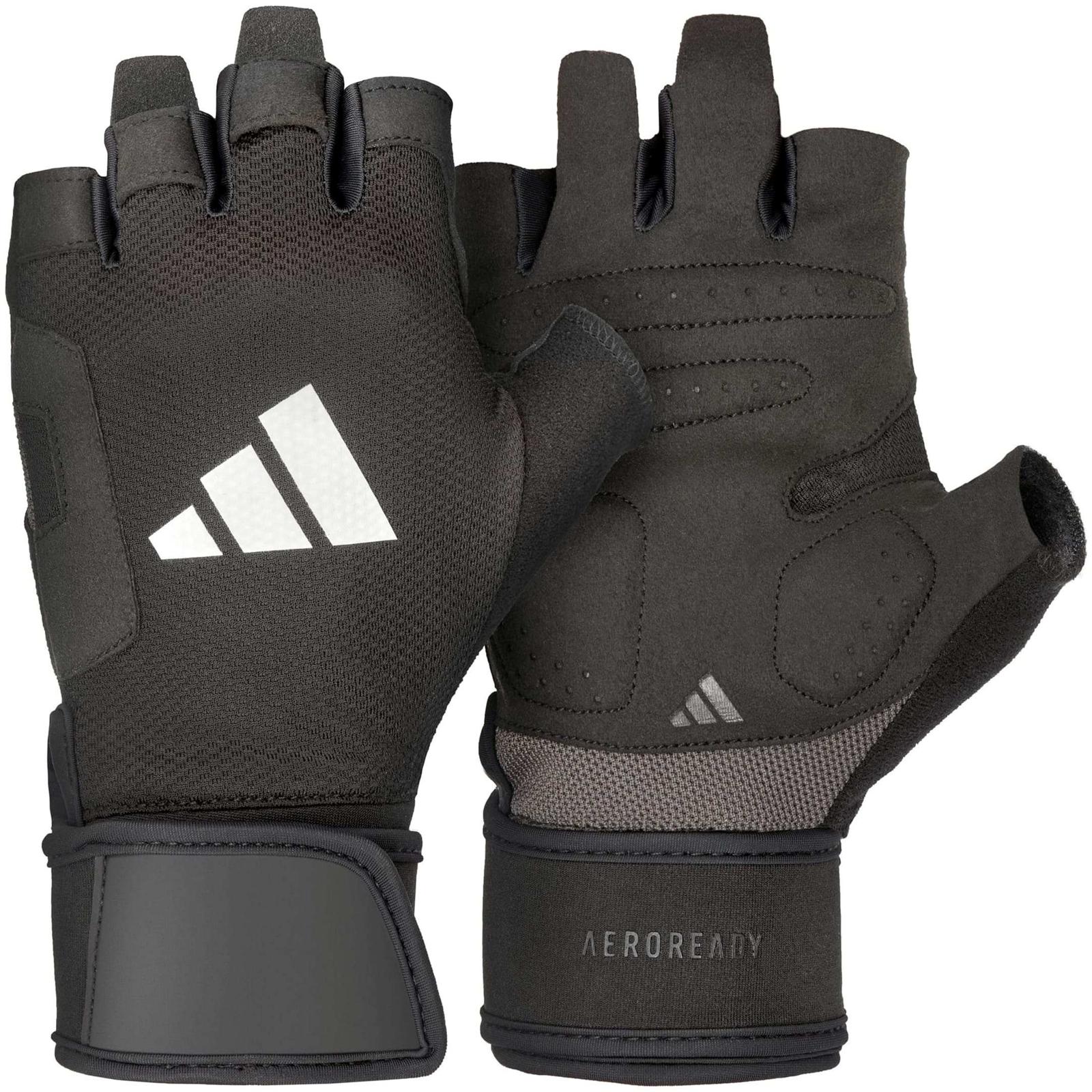 Рукавички тренувальні Adidas Strength Training Gloves чорний, білий
