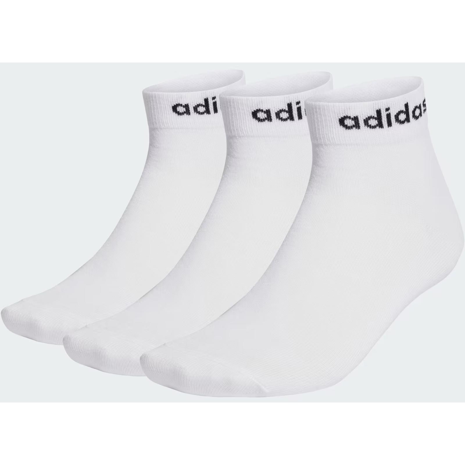 Шкарпетки Adidas T LIN ANKLE 3P білий Уні