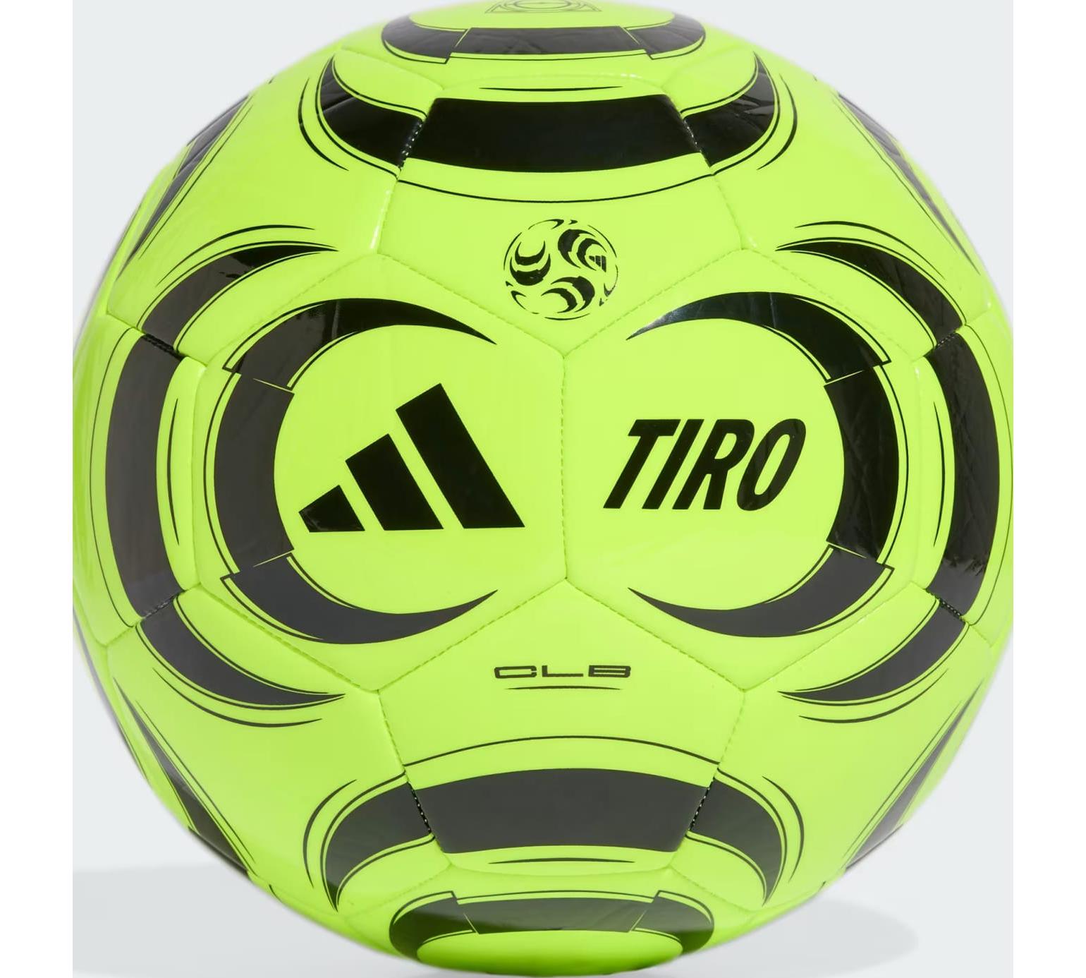 М'яч футбольний Adidas TIRO CLB зелений, чорний Уні