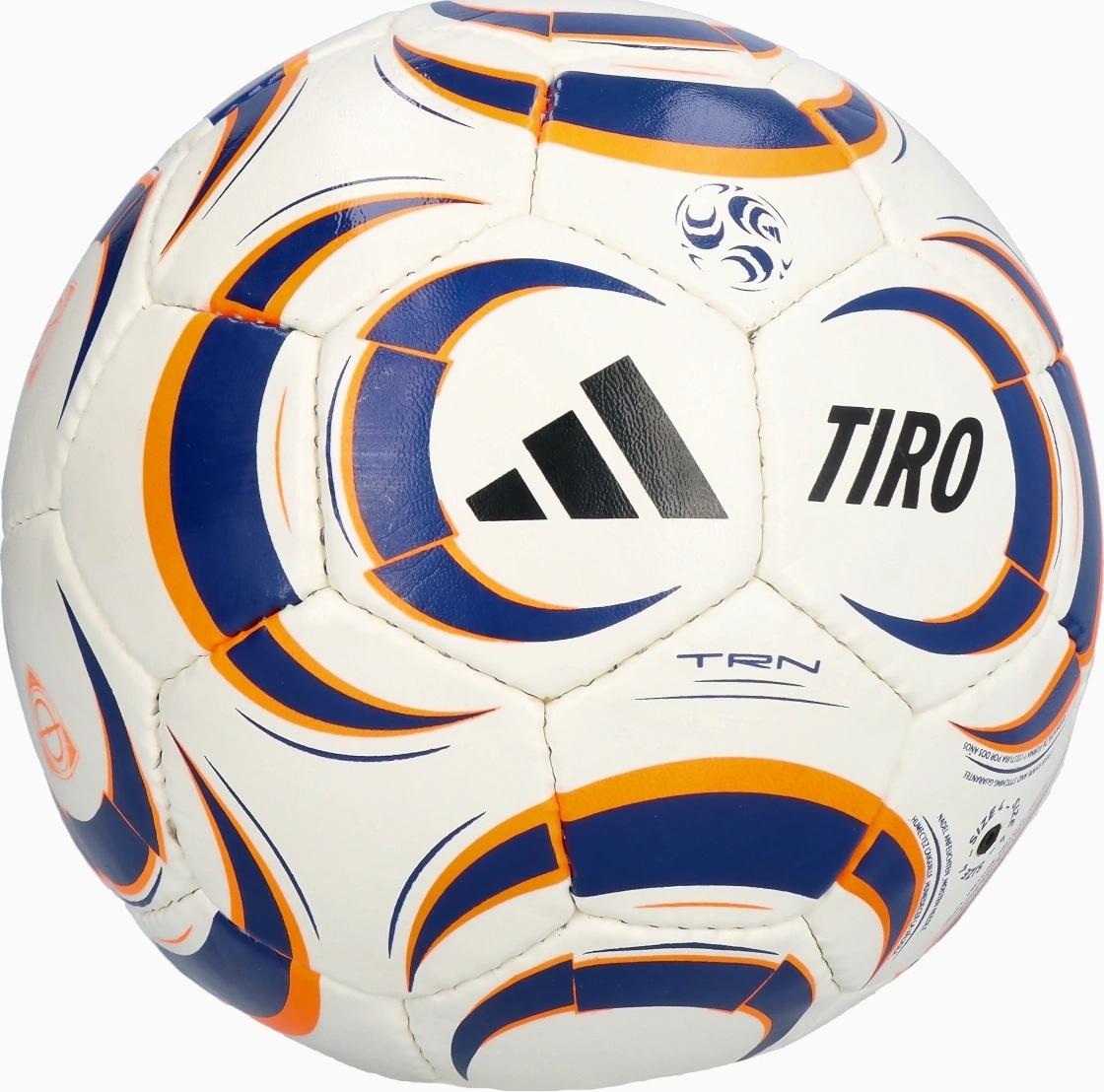 М'яч футбольний Adidas TIRO TRN білий, синій, помаранчевий Уні