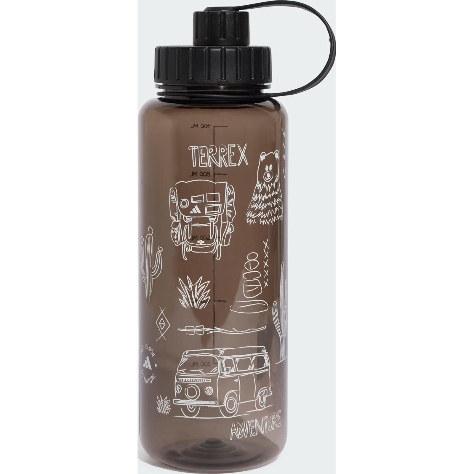 Пляшка Adidas TRIT BOTTLE 1L коричневий Уні