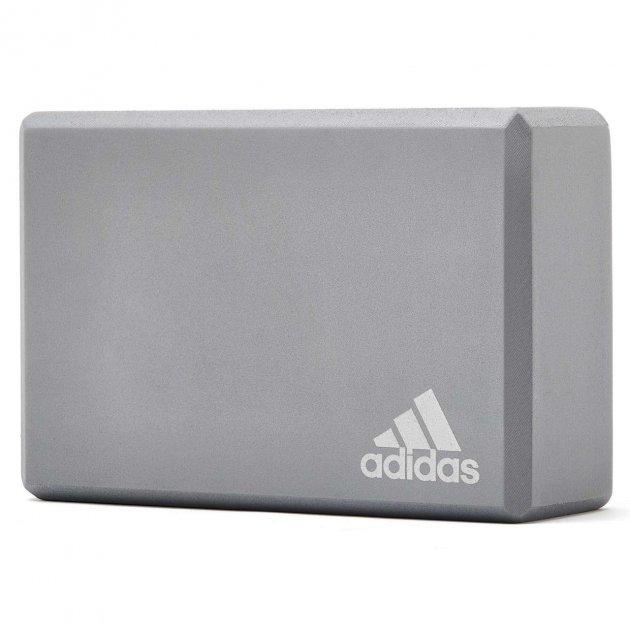 Блок для йоги Adidas Yoga Block сірий Уні