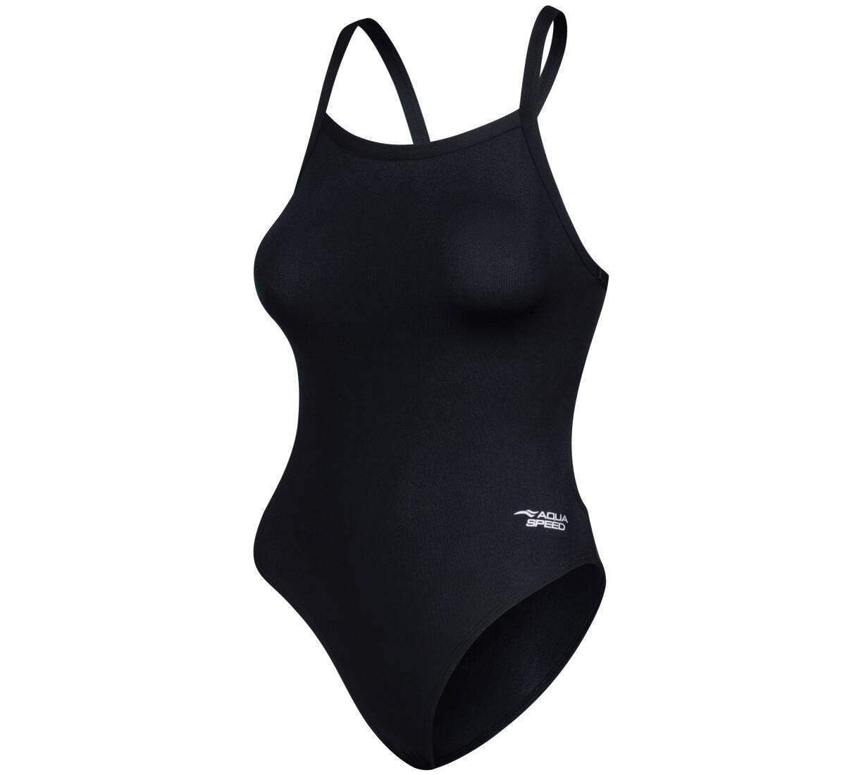 Купальник закритий для жінок Aqua Speed ANA 9747 чорний жіночий