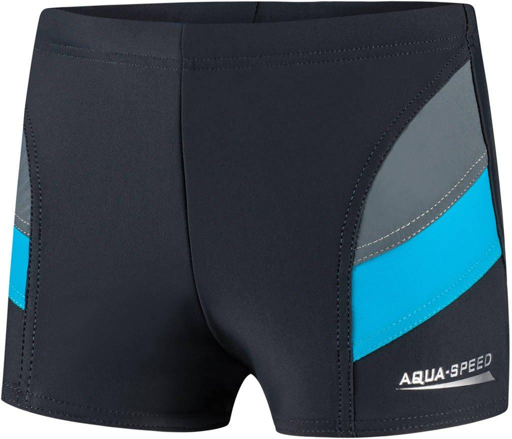 Плавки-боксери для хлопців Aqua Speed ANDY 6434 сірий, синій дитяча