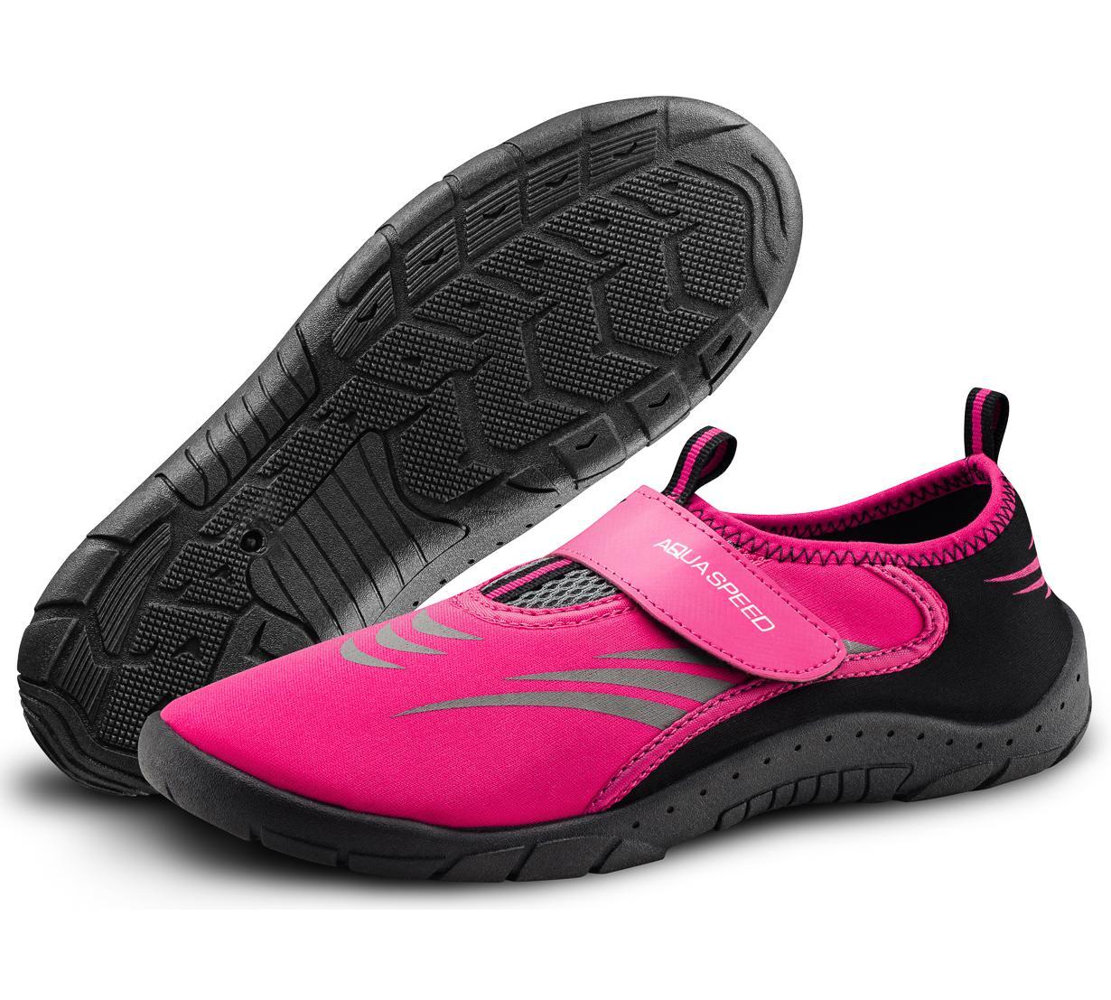 Аквашузи Aqua Speed AQUA SHOE MODEL 27C 7619 рожевий, сірий, чорний Уні