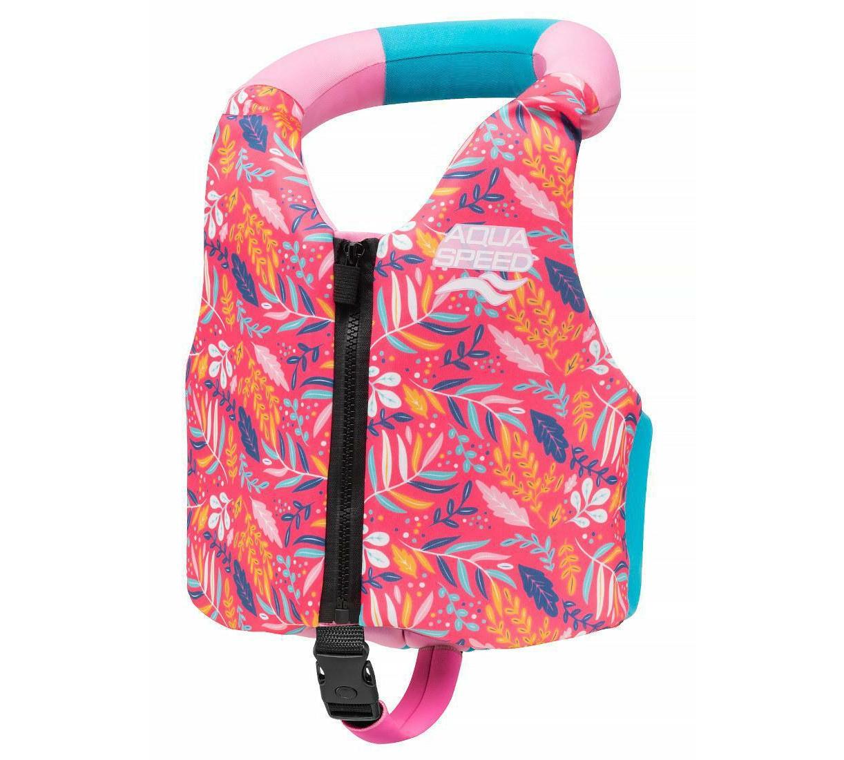 Жилет для плавання Aqua Speed Aqua Pals 61139 бірюзовий, рожевий Діт 15-19 кг
