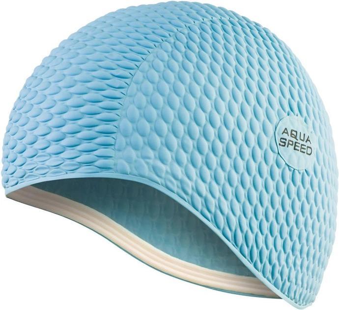 Шапочка для плавання Aqua Speed BOMBASTIC JUNIOR 9879 блакитний Діт OSFM