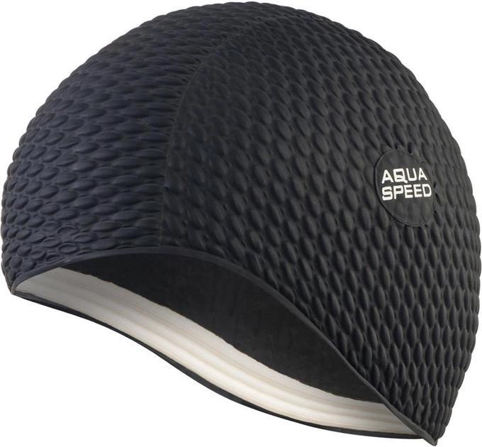 Шапочка для плавання Aqua Speed BOMBASTIC JUNIOR 9881 чорний Діт OSFM