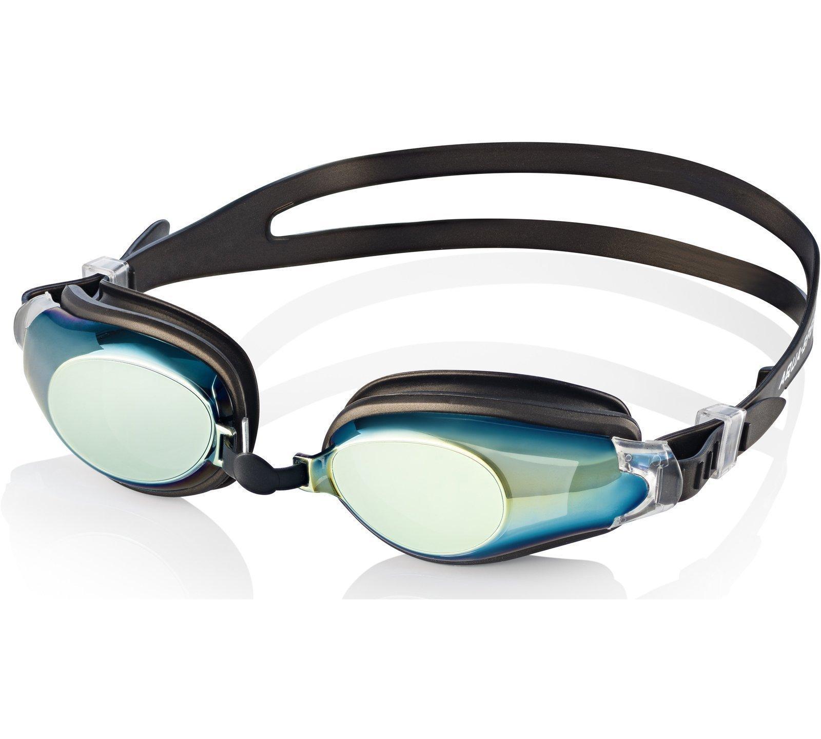 Окуляри для плавання Aqua Speed CHAMPION NEW 038-07 чорний, дзеркальний