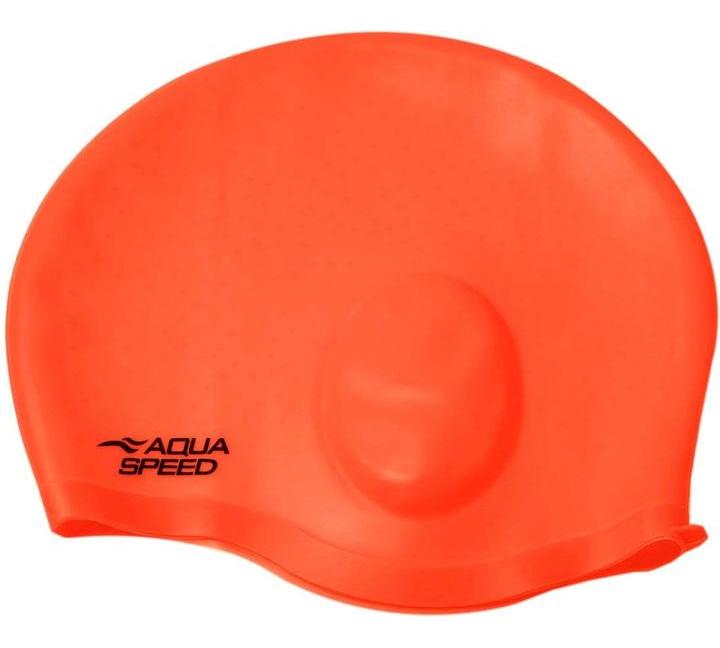 Шапочка для плавання Aqua Speed EAR CAP Comfort 9896 червоний  OSFM