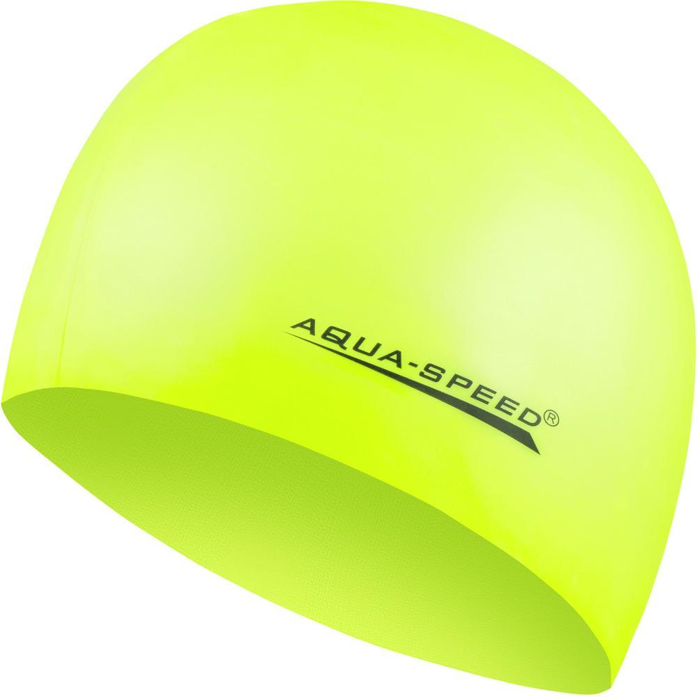 Шапка для плавання Aqua Speed MEGA 100-18 жовтий Уні