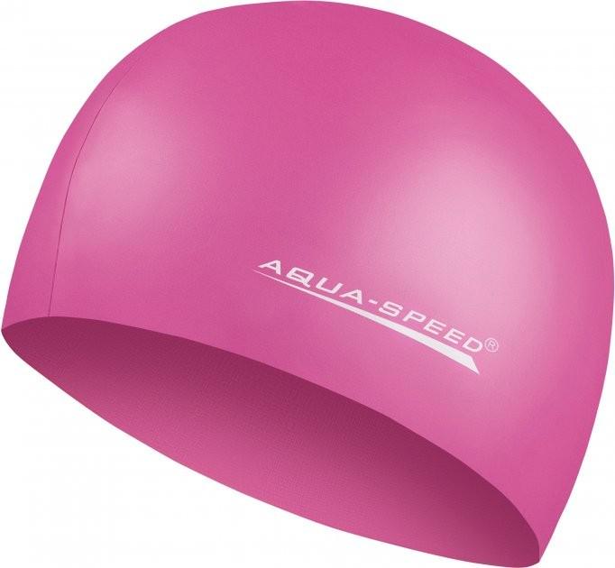 Шапка для плавання Aqua Speed MEGA 100-27 металевий рожевий УНІ OSFM