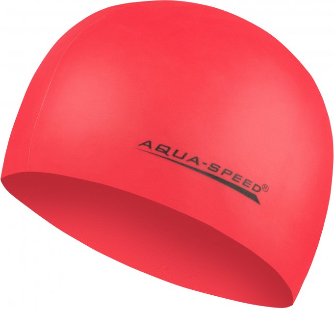 Шапка для плавання Aqua Speed MEGA 100-31 червоний УНІ OSFM